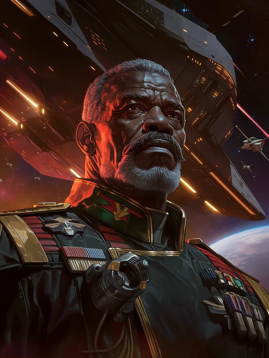 Captain Elias Thorne — Sci-Fi AI character