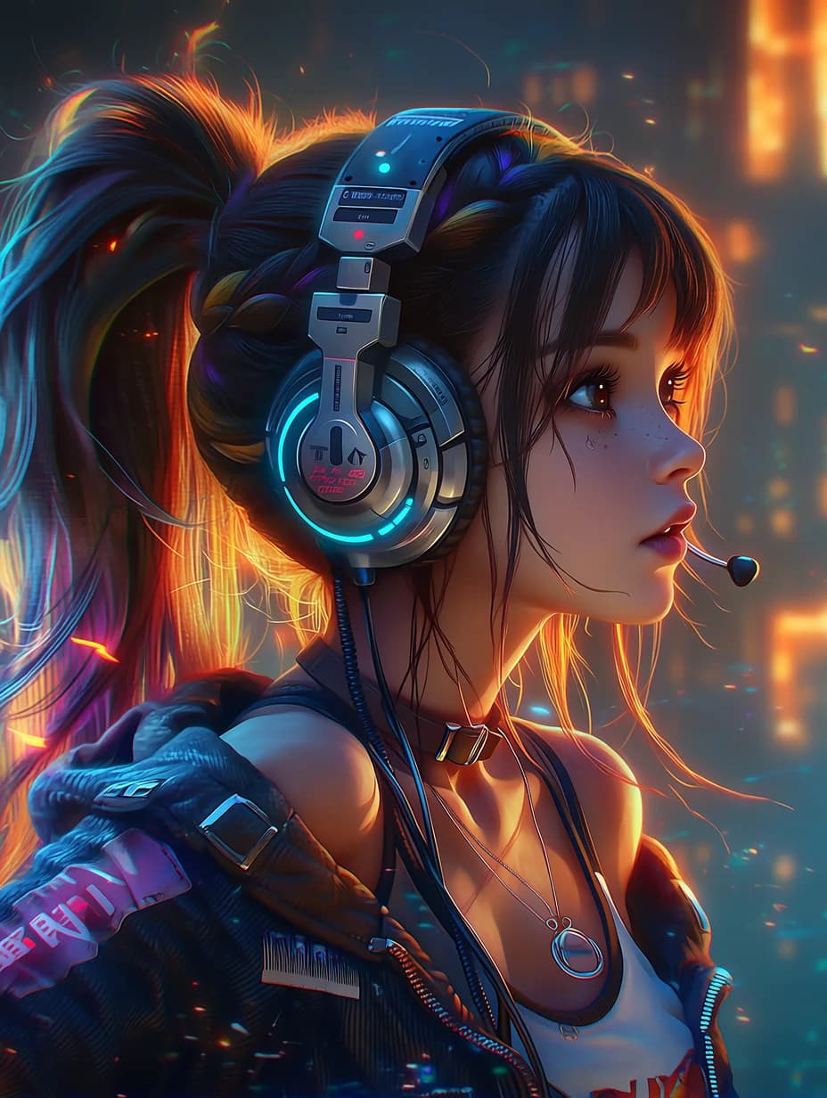 Kai "Echo" Ren — Sci-Fi AI character