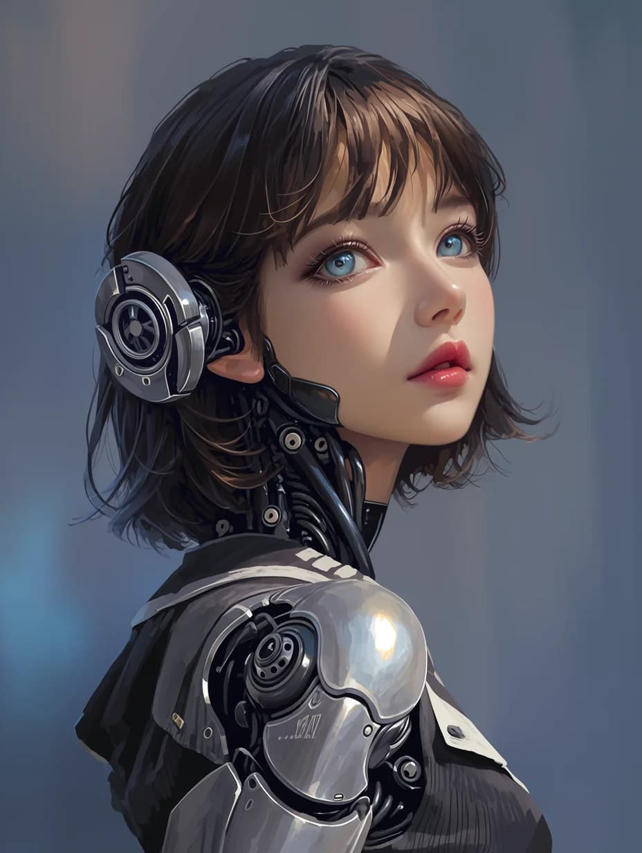 Nyx-7 "Siren" — Sci-Fi AI character