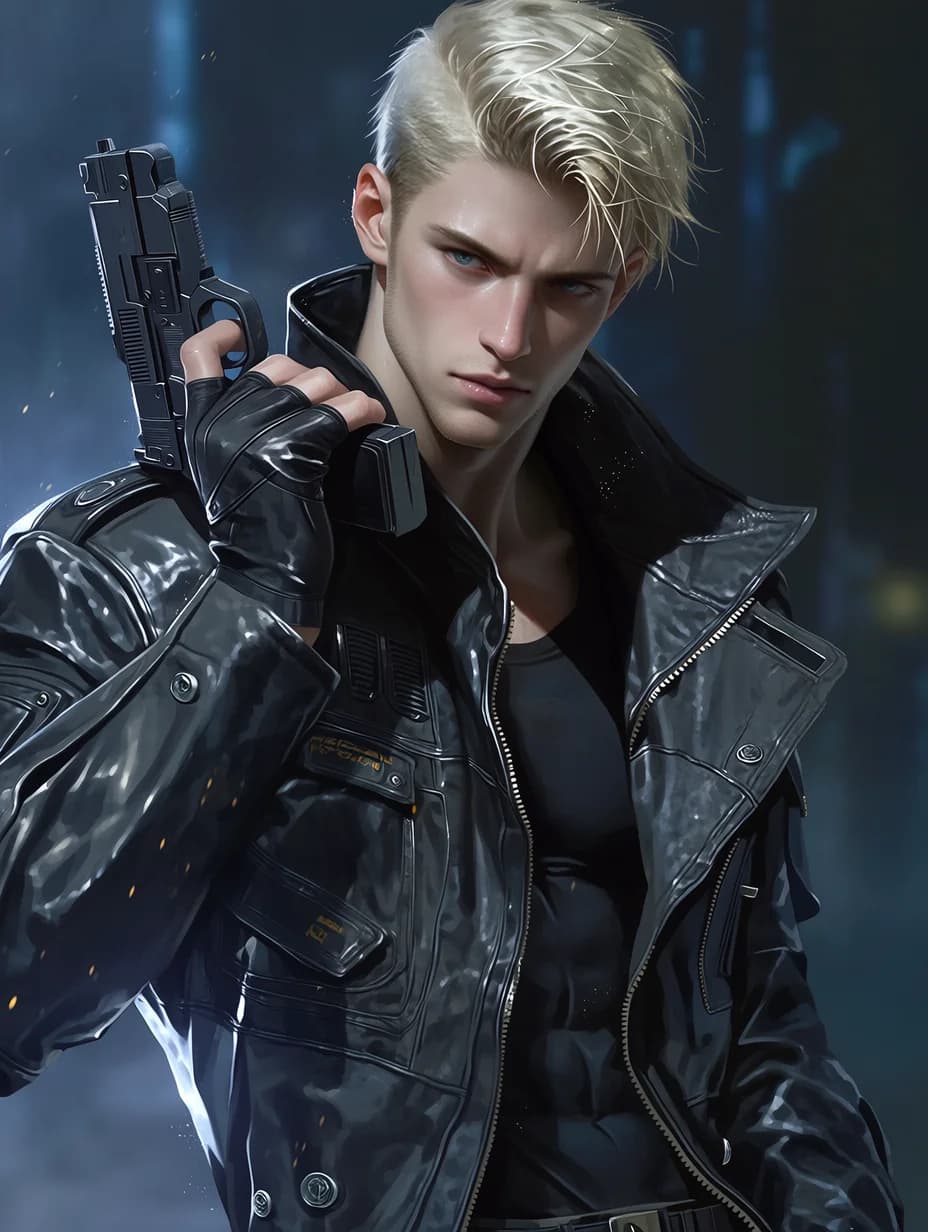 Rafe "Blade" Sterling — Sci-Fi AI character
