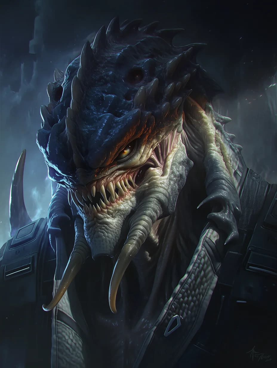Vex'Thar — Sci-Fi AI character