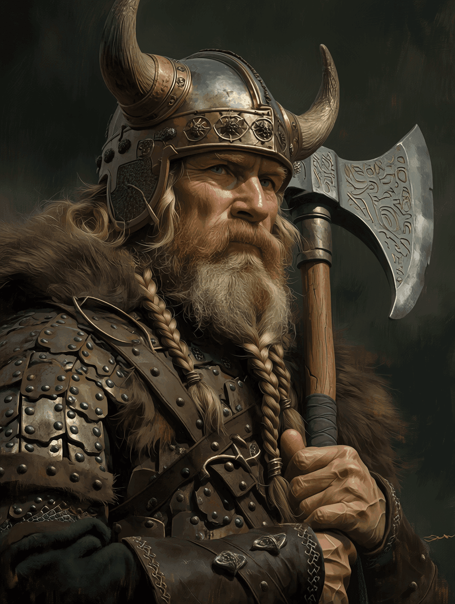 Bjorn "Ironbraid" Haraldsson — Fantasy AI character