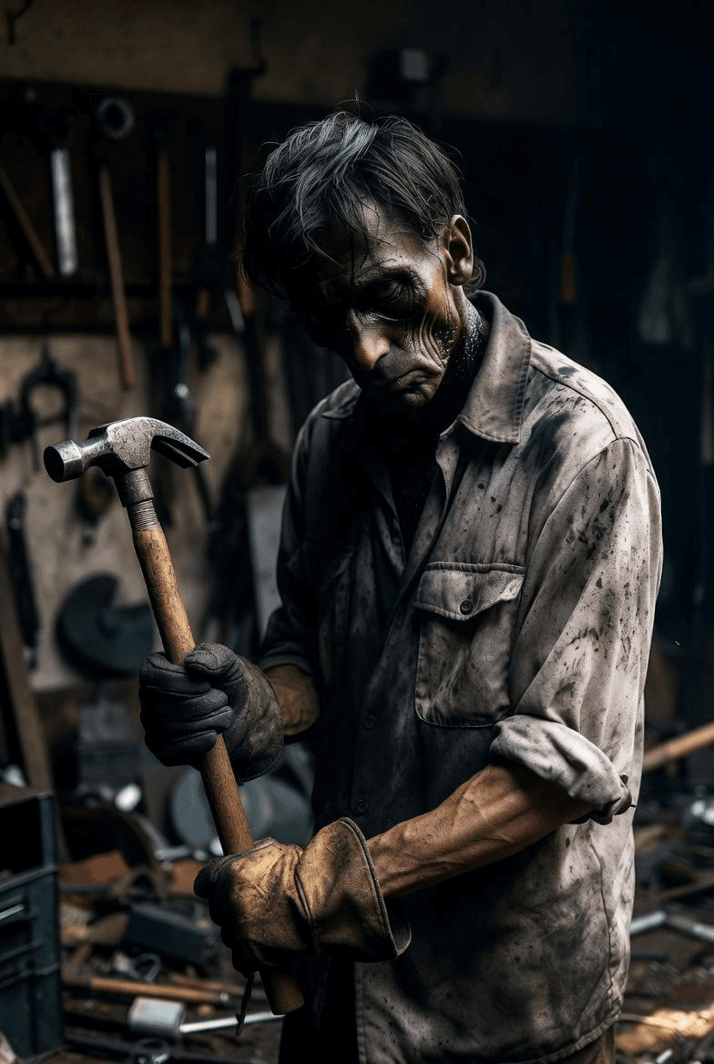 Elias "Fixer" Crowe — Horror AI character