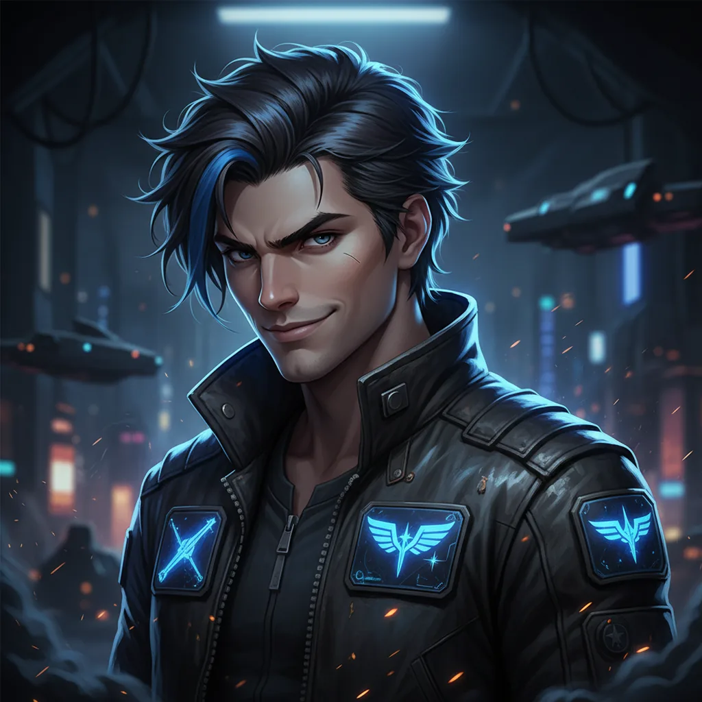 Kael Nightwood — Sci-Fi AI character