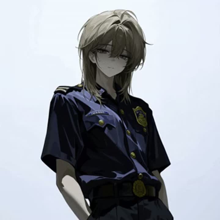 Officer Jin Hayashi, romance AI roleplay with a rookie cop character