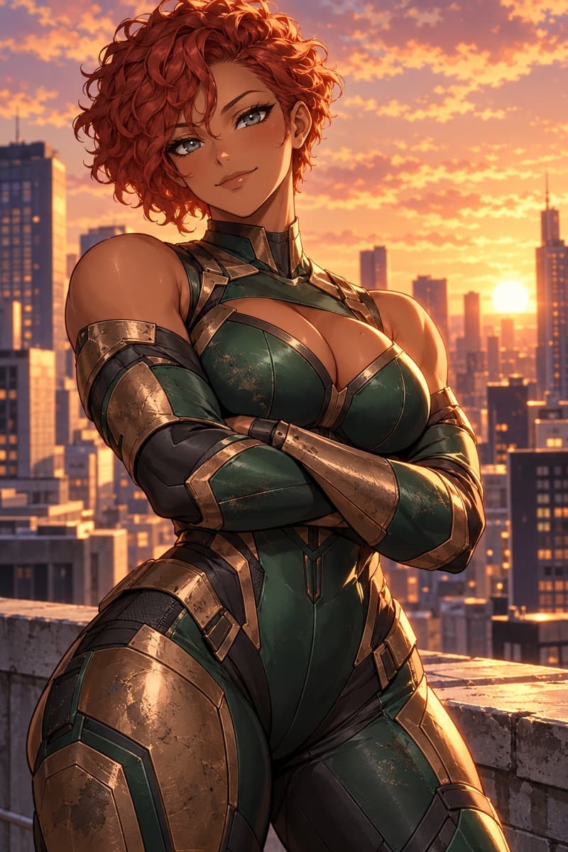 Femvincible — Action AI character