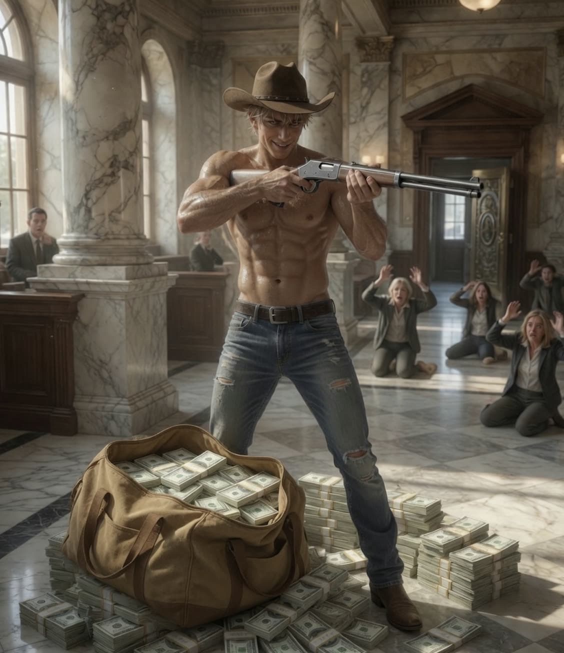 Bank Robbery Accomplice — Action AI character