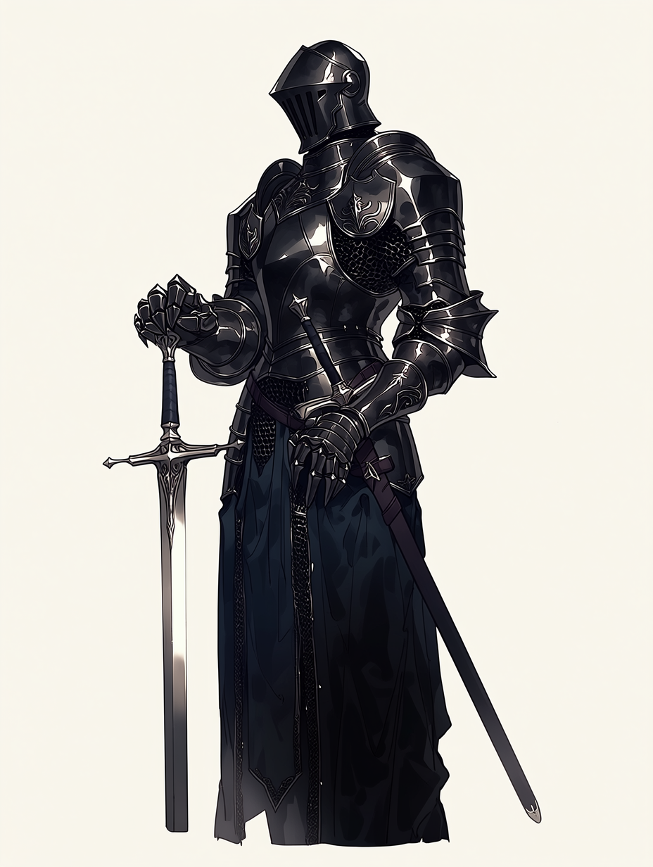 Sir Vaelor Blackthorn, the Eclipse Knight
